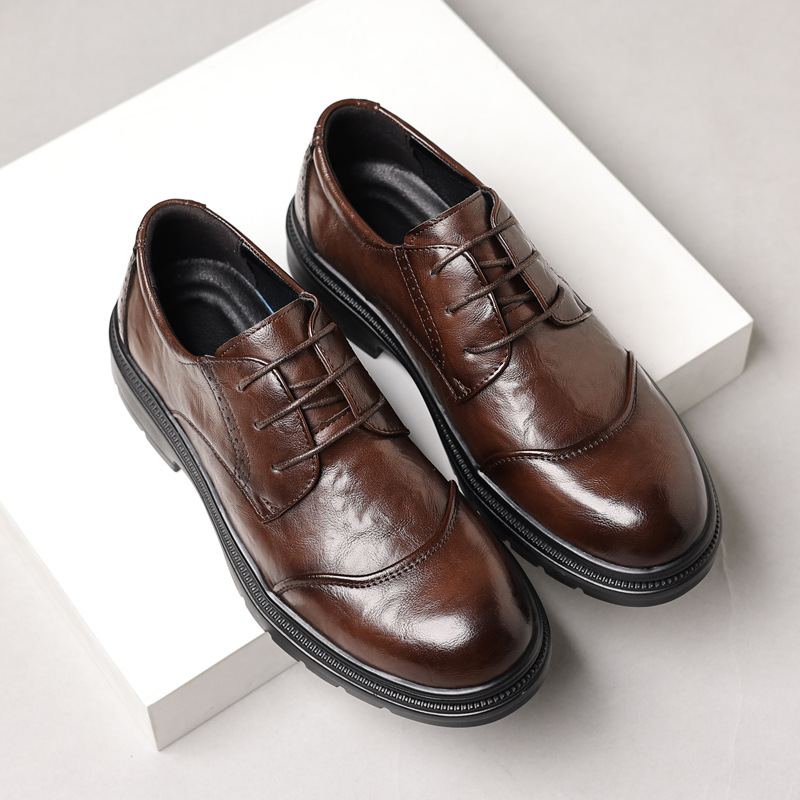 Men Formal Wear Office - Sepatu kulit pria untuk bisnis kasual,