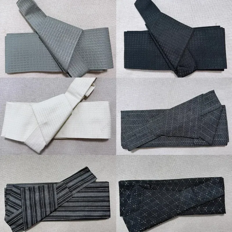 Traditional Japanese Men'S Formal Wear - Sabuk Yukata Obi Pria Jepang dengan