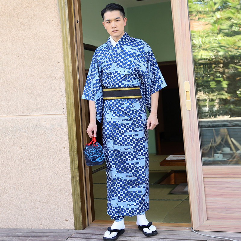 Traditional Japanese Men'S Formal Wear - Kimono pria musim panas, pakaian etnis
