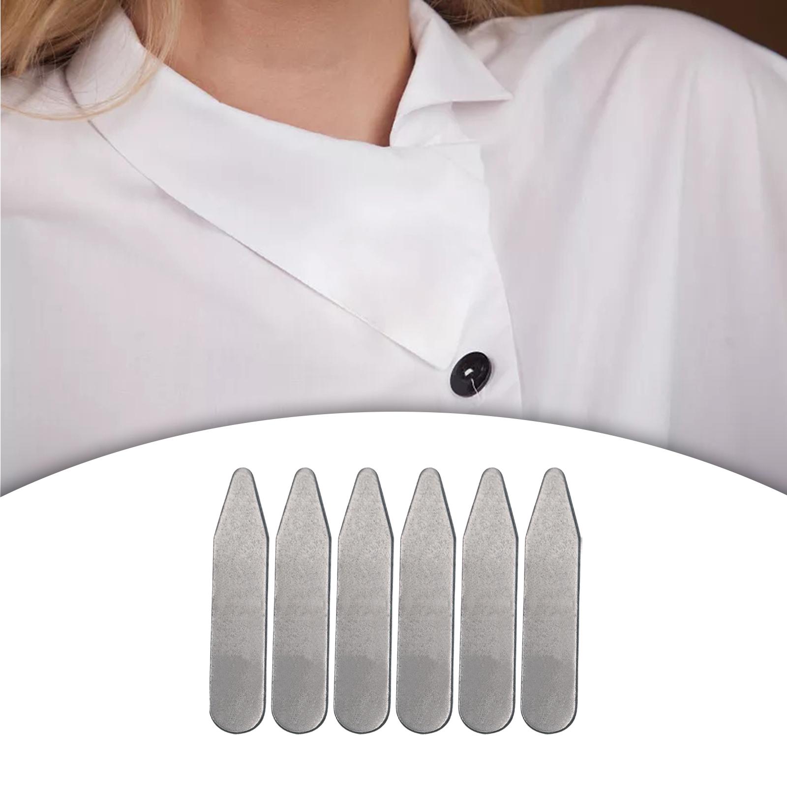 Collar Stay Metal - 6Pcs Penyangga Kerah Baju, Sisipan Kerah