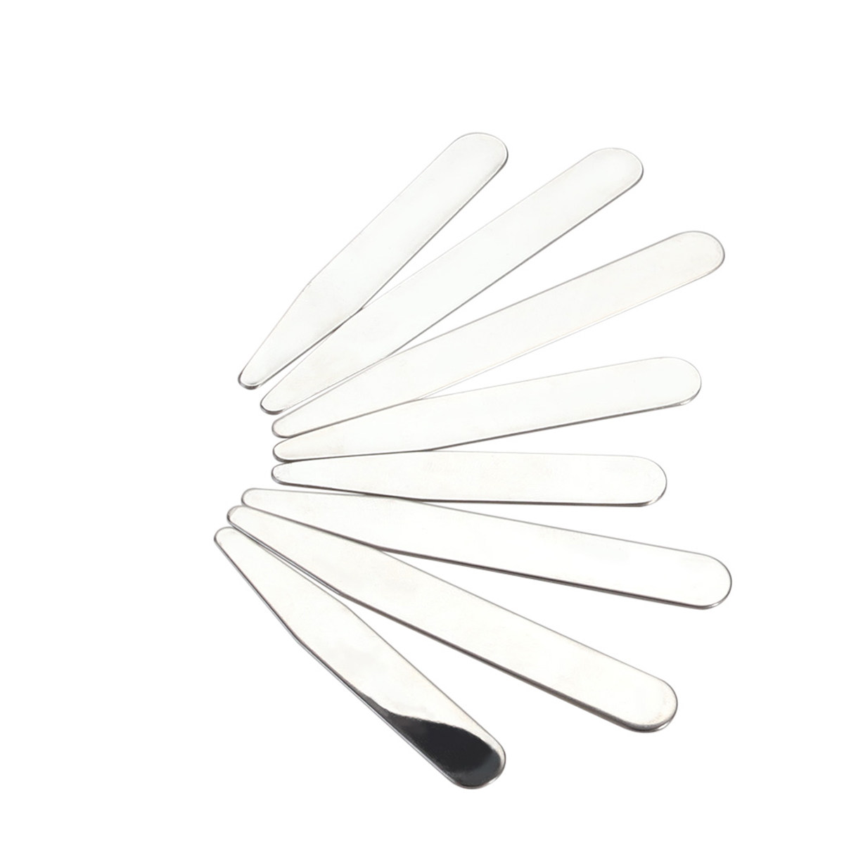 Collar Stay Metal - 8Pcs Penyangga Kerah Baju Premium, Batang