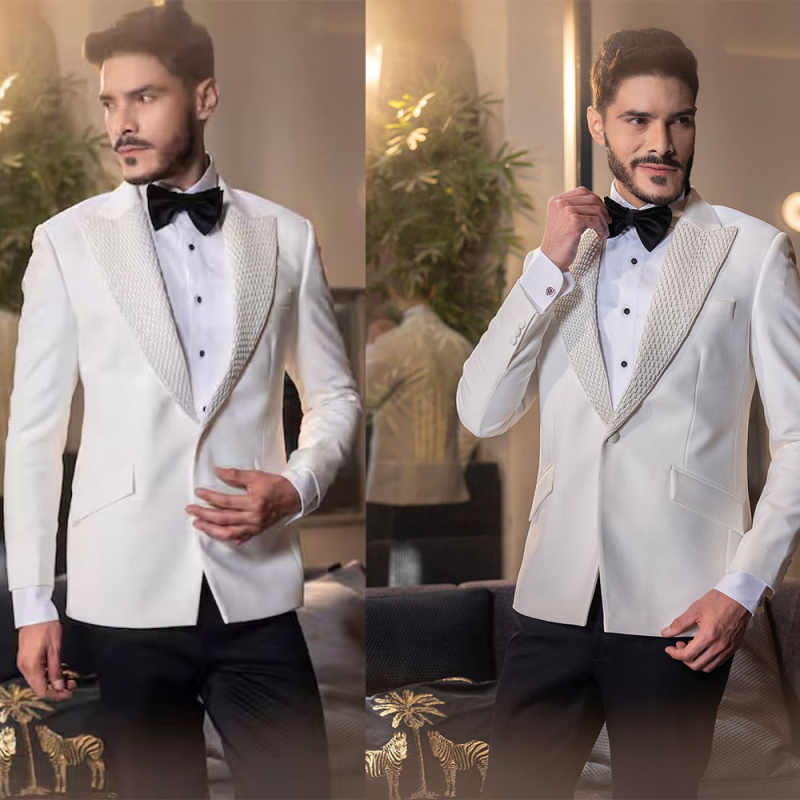 Men'S Formal Wear No Suit - Setelan Pria Klasik Single Breasted 2