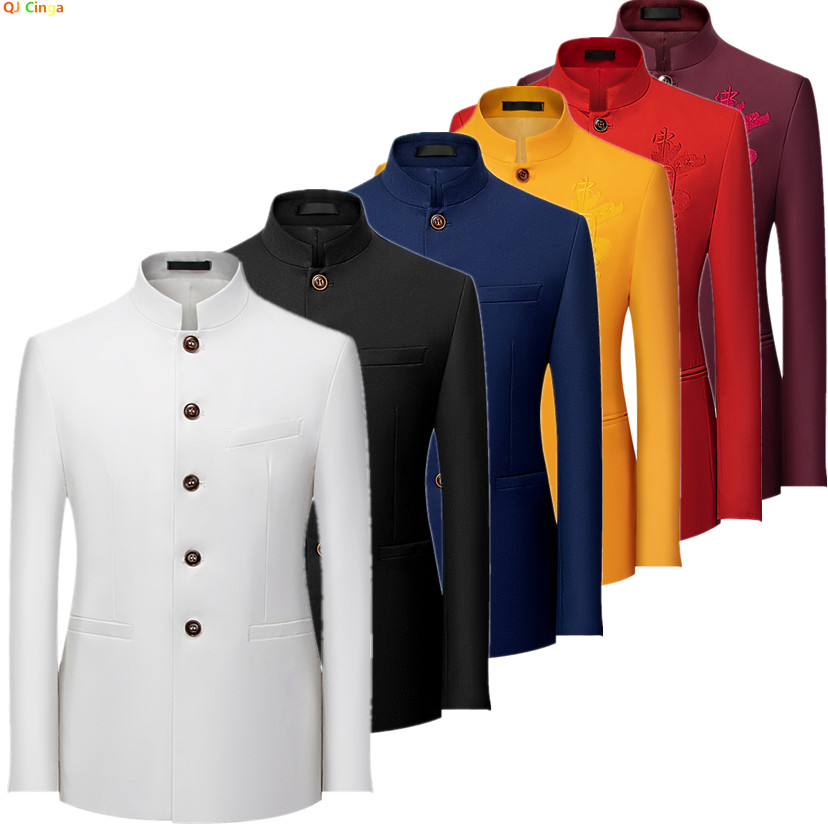 Men'S Style Formal Wear - Jas Pria Gaya Cina Lengan Panjang