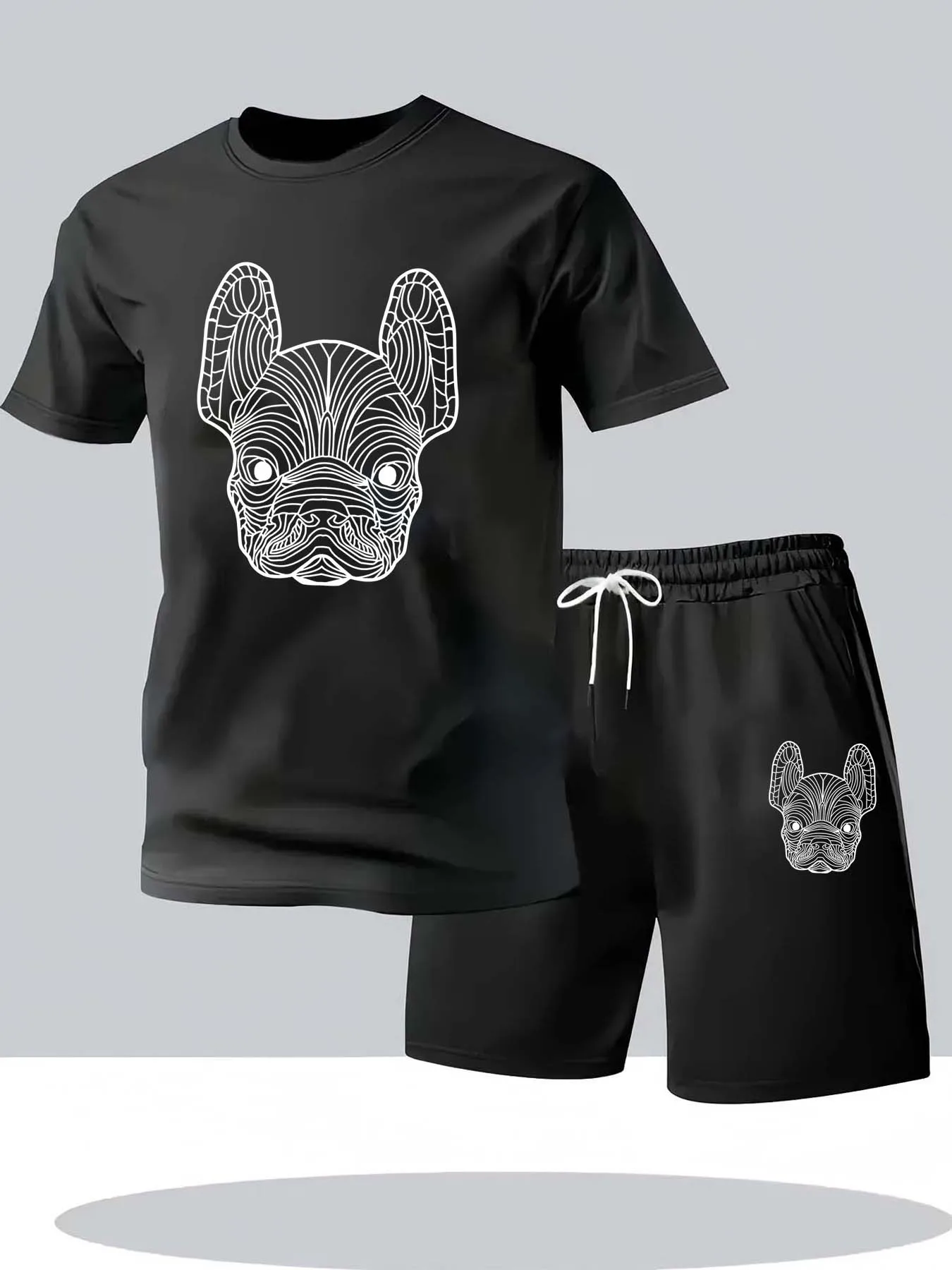 Men'S Formal Beach Wear - Setelan Kaos Lengan Pendek dan Celana