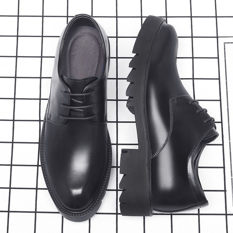 Men Formal Wear Office - Sepatu Pria Kulit Hitam Model Tali