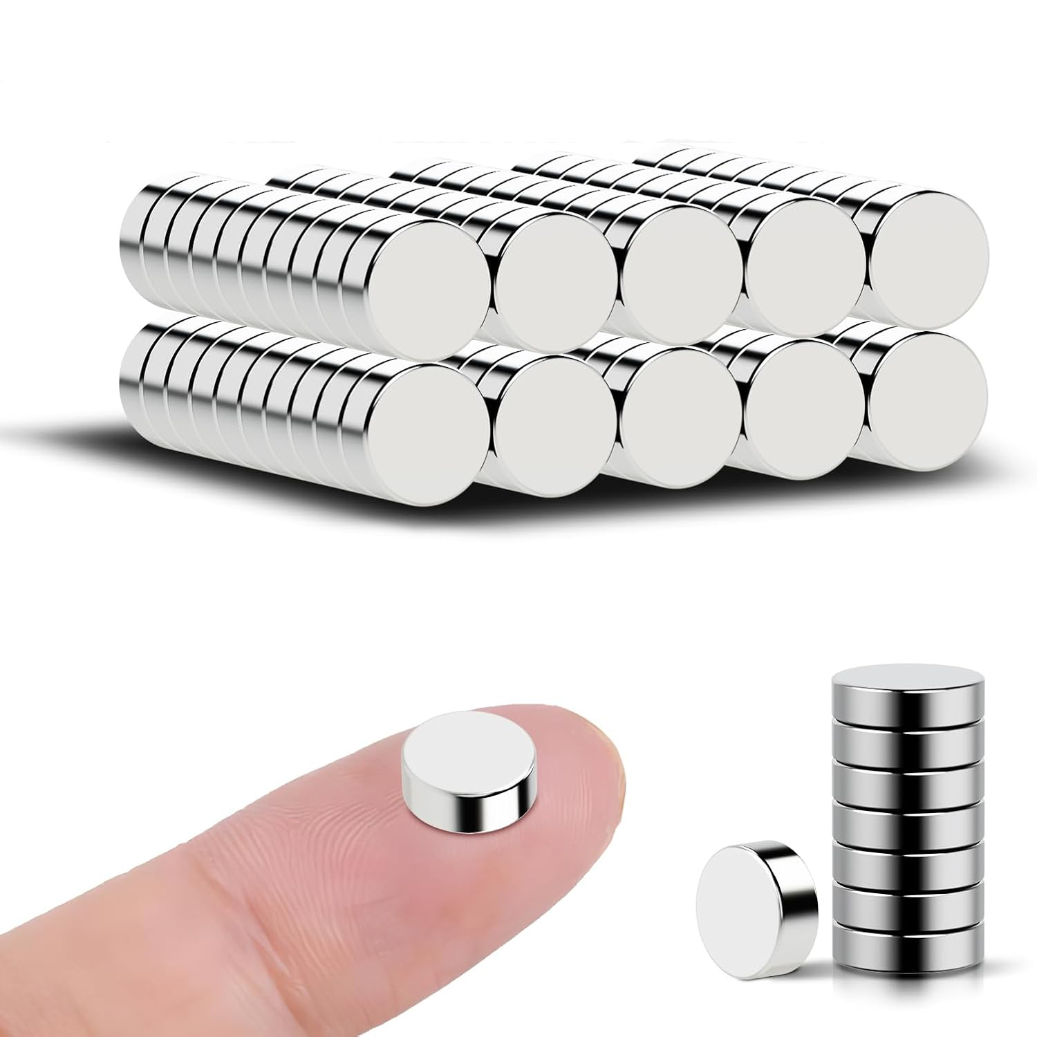 Collar Stay Metal - 40 Buah Magnet Kulkas Kuat -