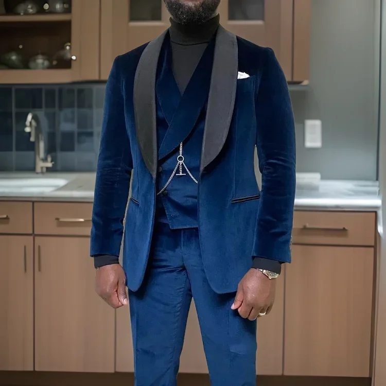 Men Formal Wear Modern - Setelan jas pria Formal ramping 3