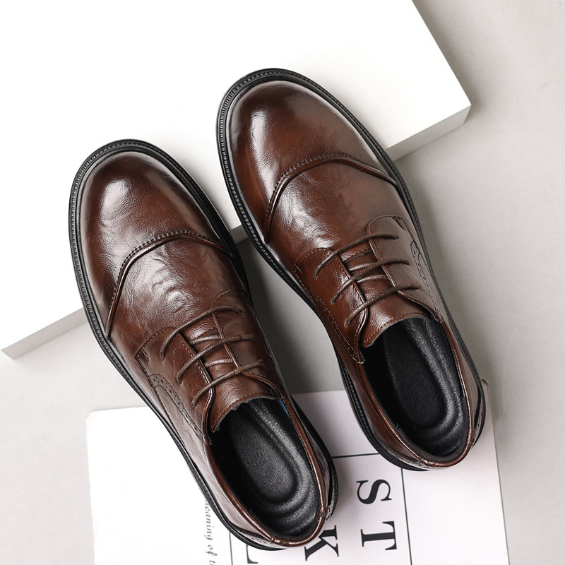 Sepatu kulit pria untuk bisnis - Men Formal Wear Office ulasan dan harga