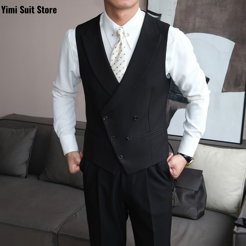 Setelan Jas Pria Hitam Berkual - Men Formal Wear Modern ulasan dan harga