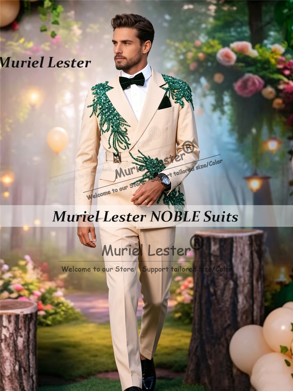 Setelan Pria Berhias Rhineston - Unique Men'S Formal Wear ulasan dan harga