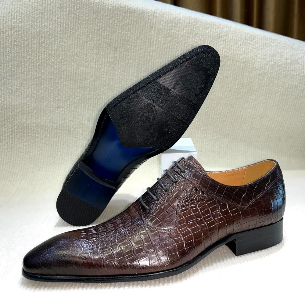 Sepatu Oxford Ujung Lancip Pri - Men Formal Wear Office ulasan dan harga