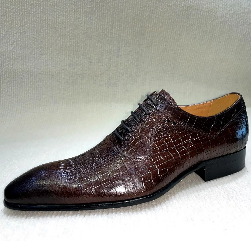Sepatu Oxford Ujung Lancip Pri - Men Formal Wear Office ulasan dan harga