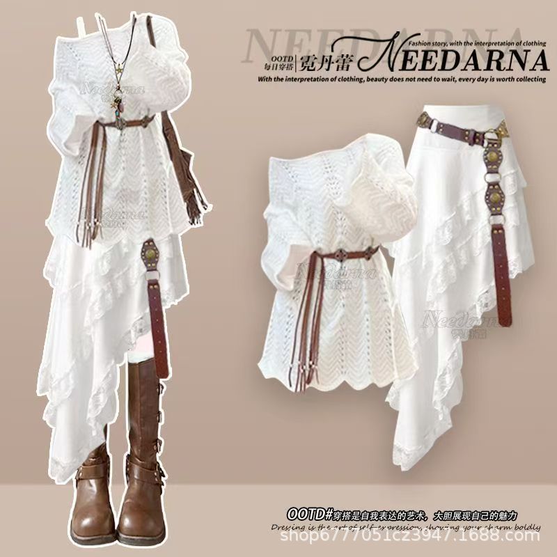 Set Dua Potong Wanita Elegan:  - Men'S Formal Beach Wear ulasan dan harga