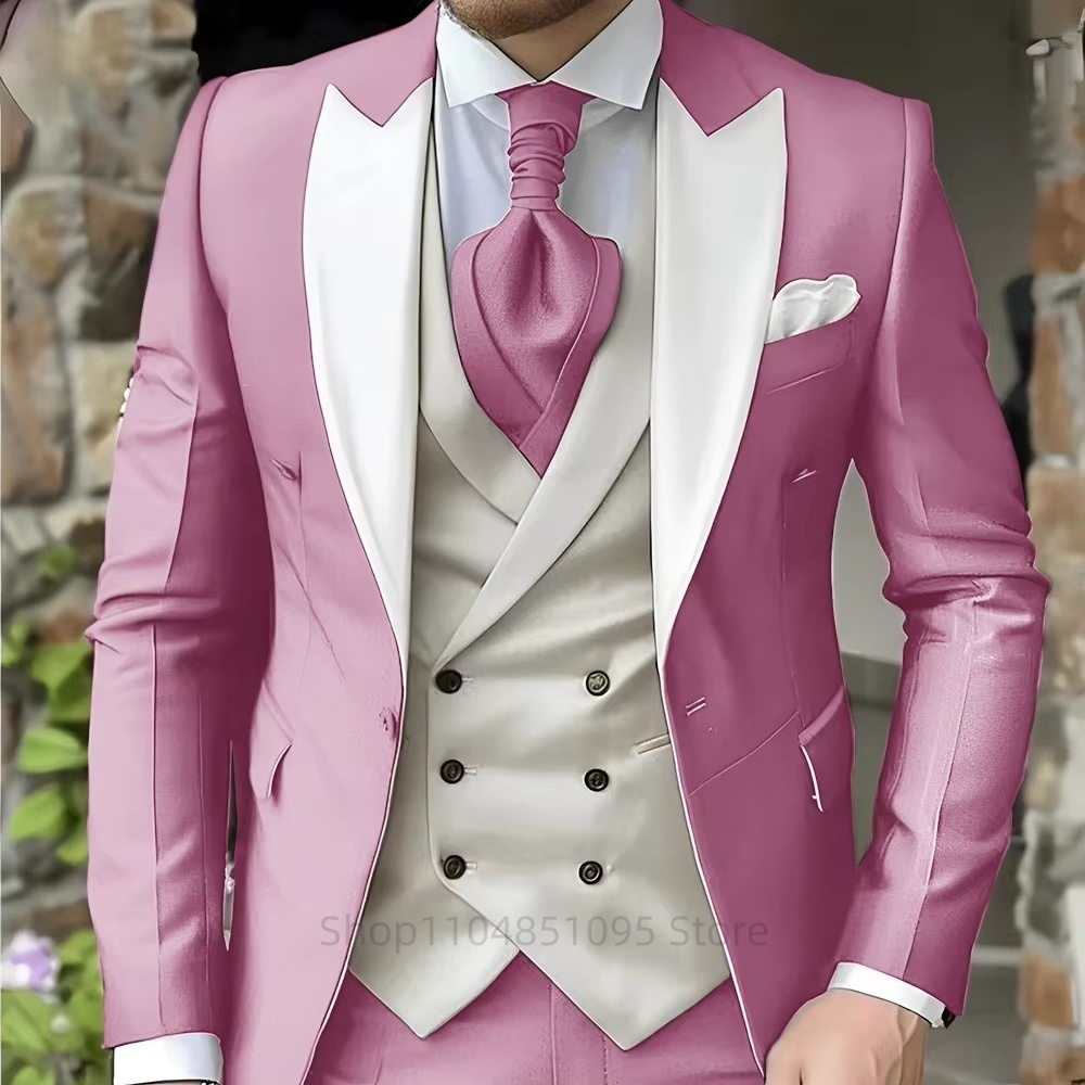 Setelan Pria Jaket Kerah Runci - Men Formal Wear Jacket ulasan dan harga