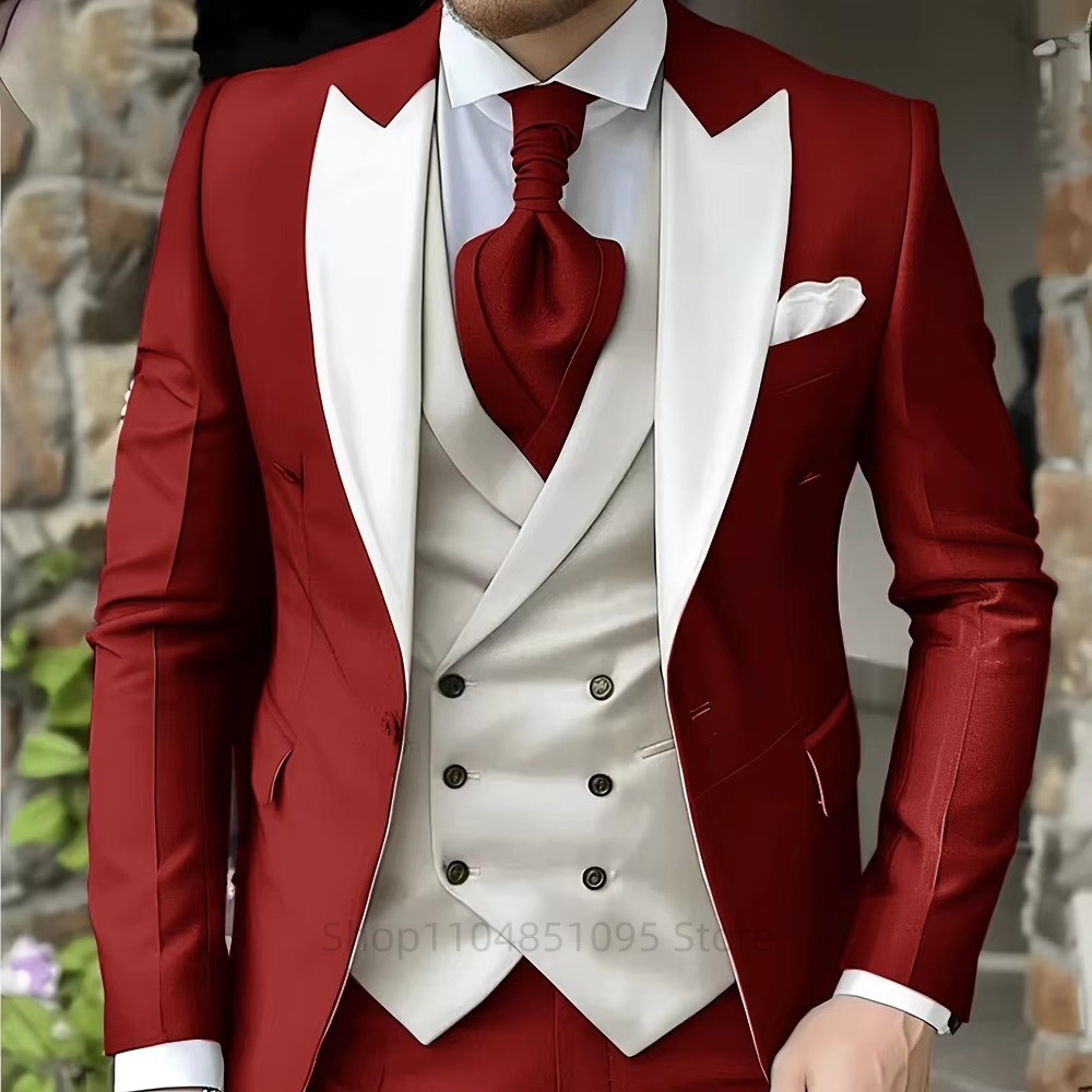 Setelan Pria Jaket Kerah Runci - Men Formal Wear Jacket ulasan dan harga