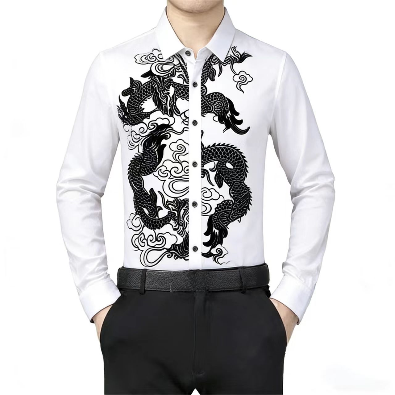 Kemeja Pria Lengan Panjang Mot - Men'S Style Formal Wear ulasan dan harga