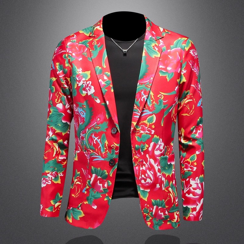 Setelan Pria Slim Fit Motif Bu - Men'S Style Formal Wear ulasan dan harga