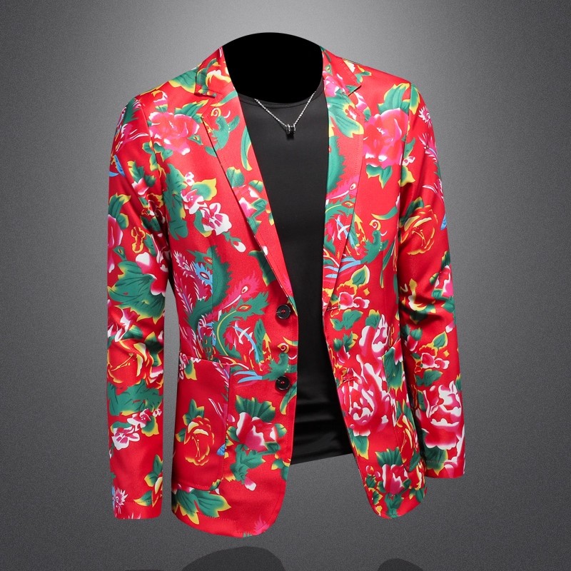 Setelan Pria Slim Fit Motif Bu - Men'S Style Formal Wear ulasan dan harga