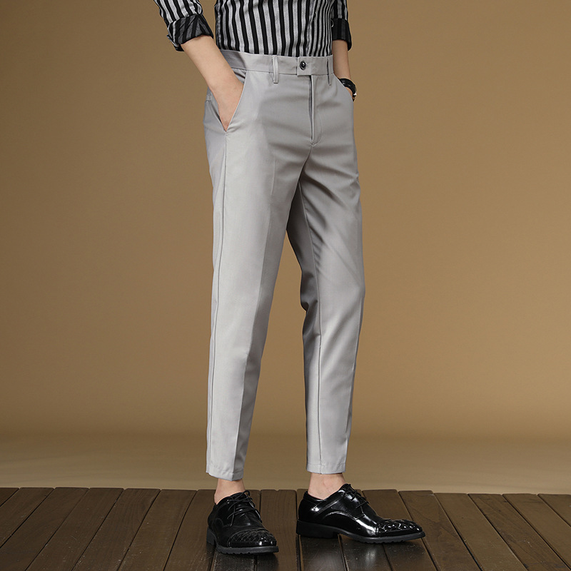 Celana Setelan Musim Panas Pri - Men Formal Wear Office ulasan dan harga