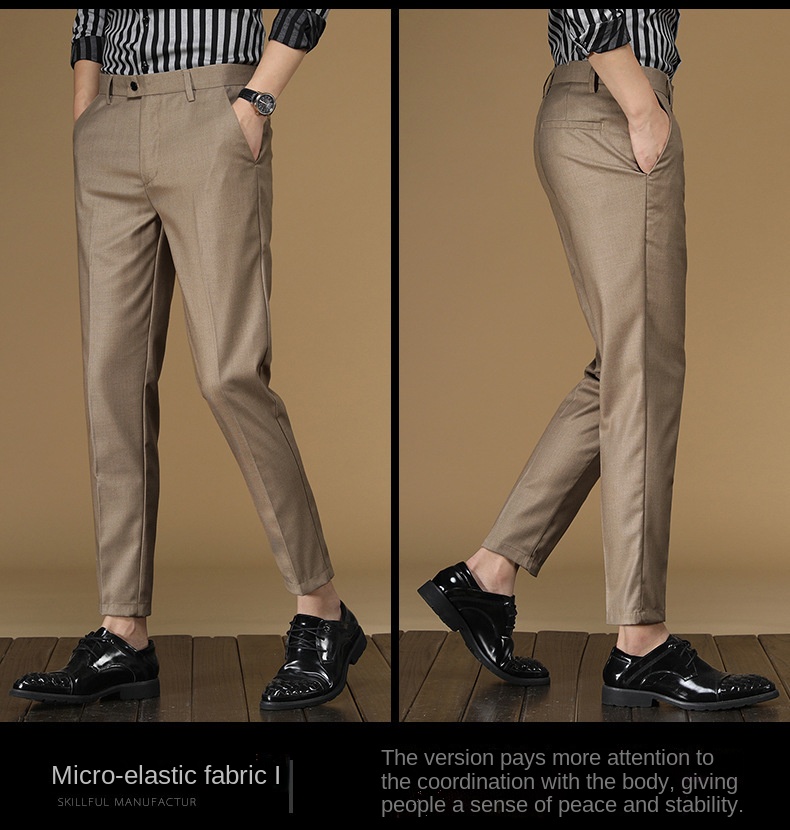 Celana Setelan Musim Panas Pri - Men Formal Wear Office ulasan dan harga