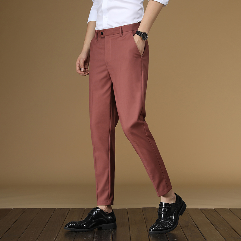 Celana Setelan Musim Panas Pri - Men Formal Wear Office ulasan dan harga