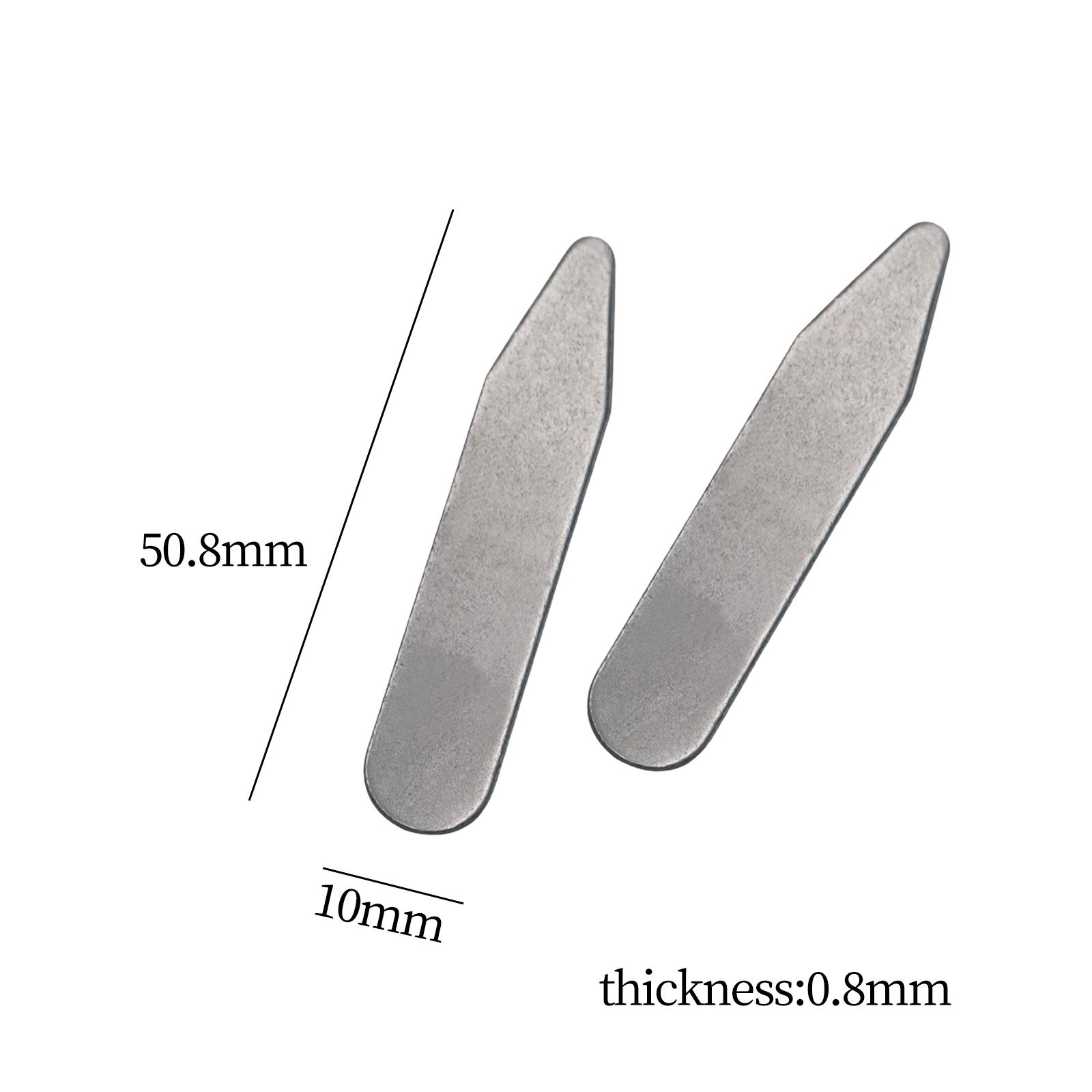 6Pcs Penyangga Kerah Baju, Sis - Collar Stay Metal ulasan dan harga
