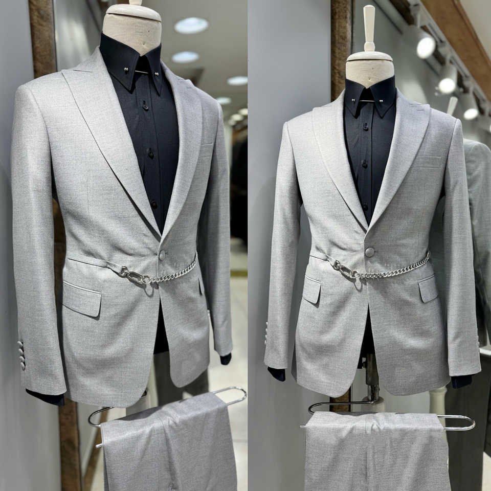 Setelan Pria Kasual 3 Potong J - Men'S Formal Wear No Suit ulasan dan harga