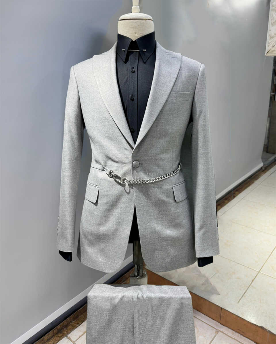 Setelan Pria Kasual 3 Potong J - Men'S Formal Wear No Suit ulasan dan harga