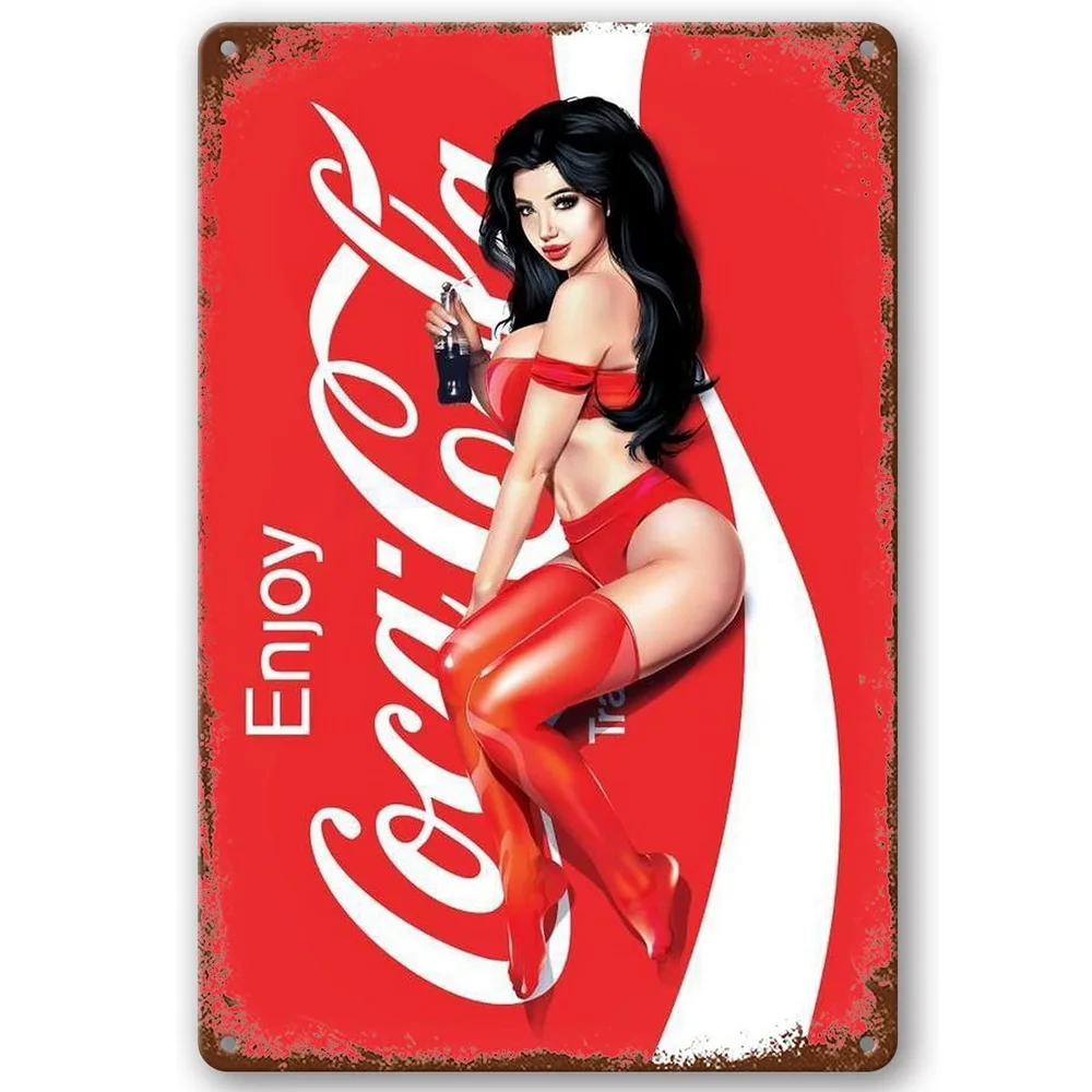 Papan Tanda Kaleng Retro 