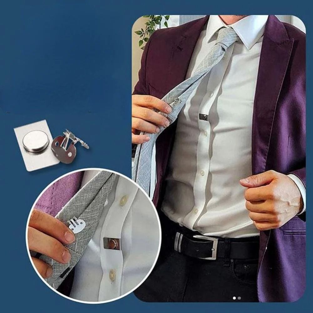 Penjepit Dasi Tak Terlihat Ant - Collar Stay Metal ulasan dan harga