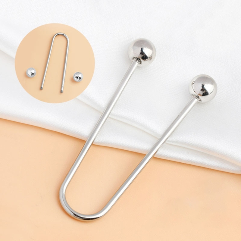 2 Buah Gesper Spiral Kepala Ga - Collar Stay Metal ulasan dan harga