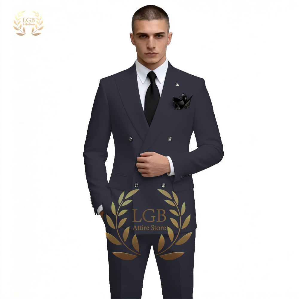 Setelan Jas Pria Putih Double  - Men'S Formal Evening Wear ulasan dan harga