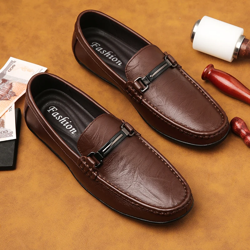 Sepatu pantofel kulit asli pri - Men Formal Wear Shoes ulasan dan harga