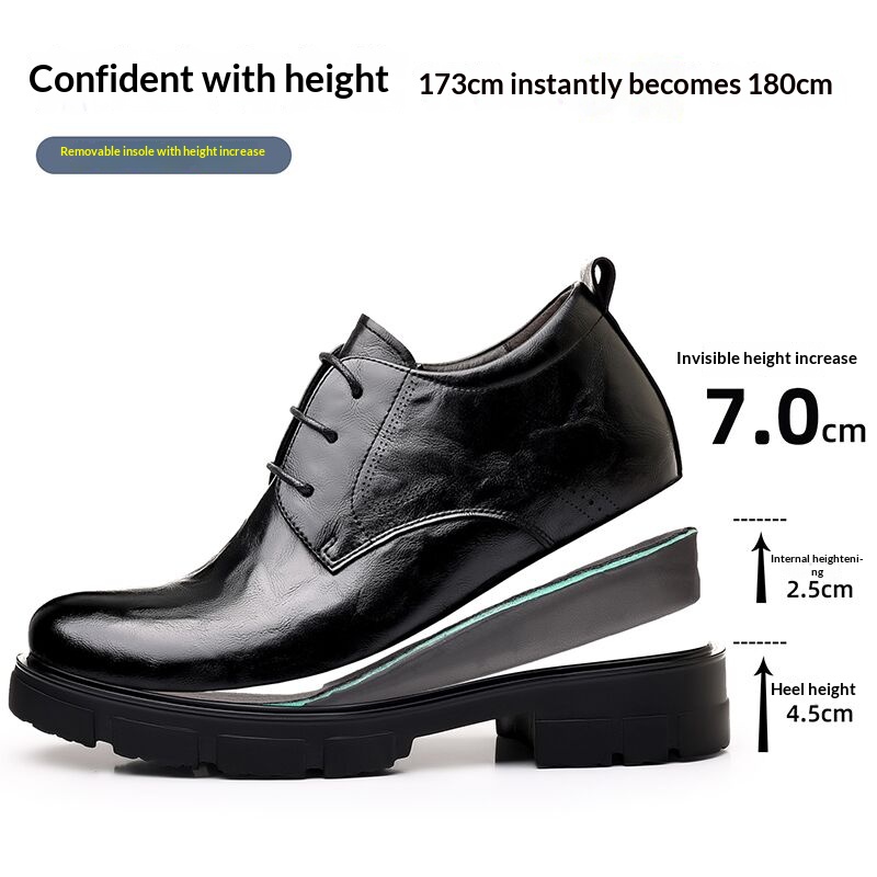 Sepatu Bisnis Pria 7CM Sepatu  - Formal Men Daily Wear Slippers ulasan dan harga