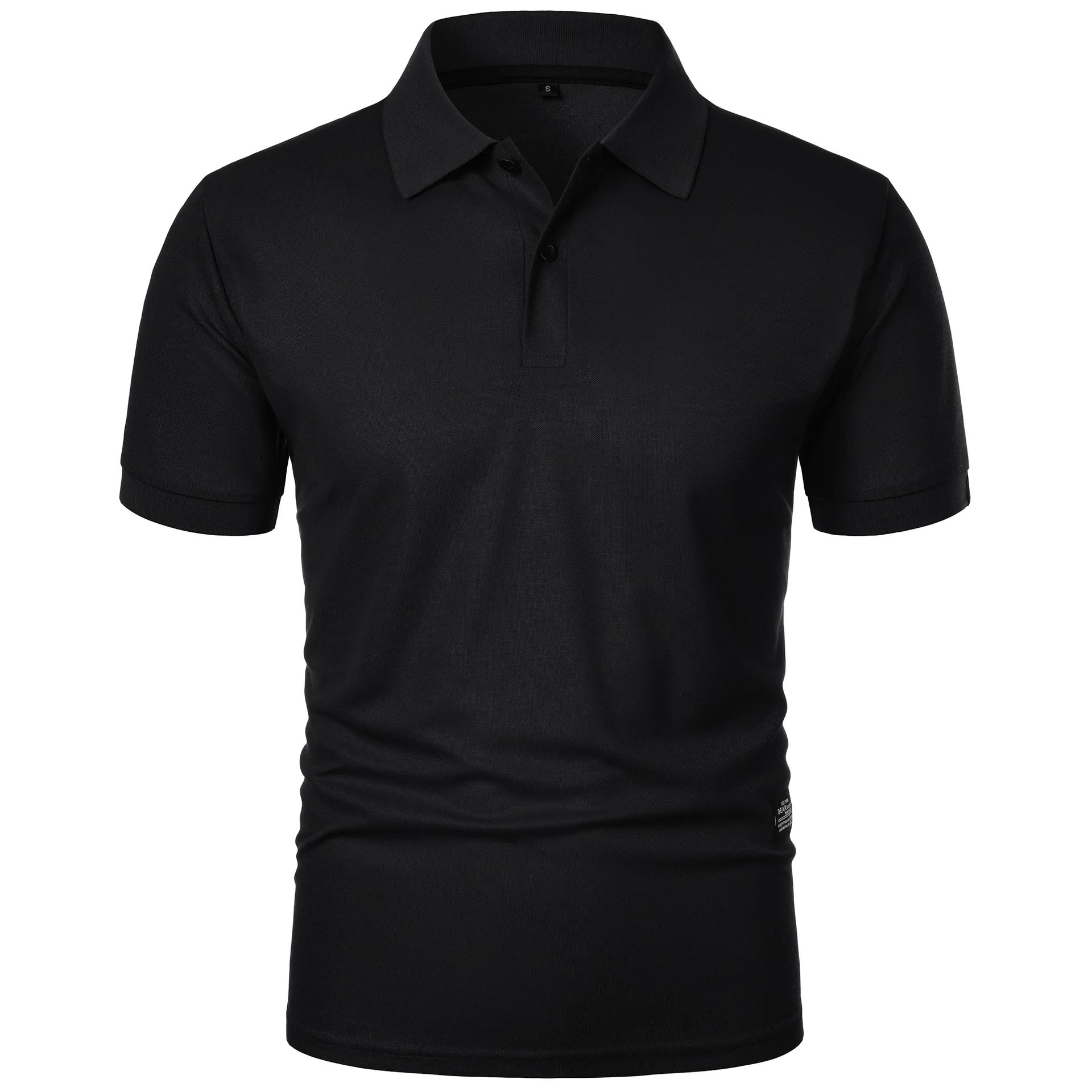 Kaos Polo Kasual Pria Hitam de - Men'S Formal Beach Wear ulasan dan harga
