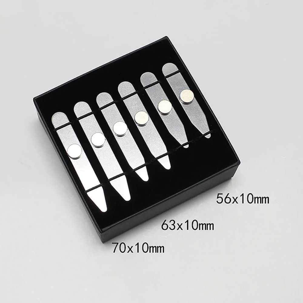 6Pcs Penyangga Kerah Baju Magn - Collar Stay Metal ulasan dan harga