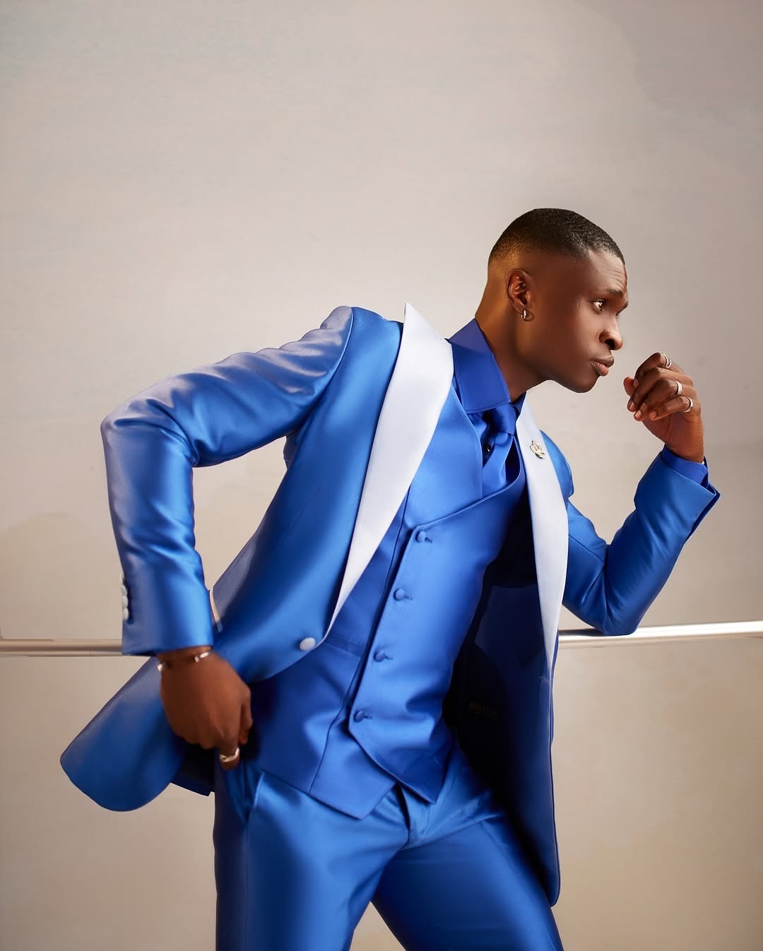 Setelan Jas Pria Satin 3 Pcs B - Men Formal Wear Modern ulasan dan harga