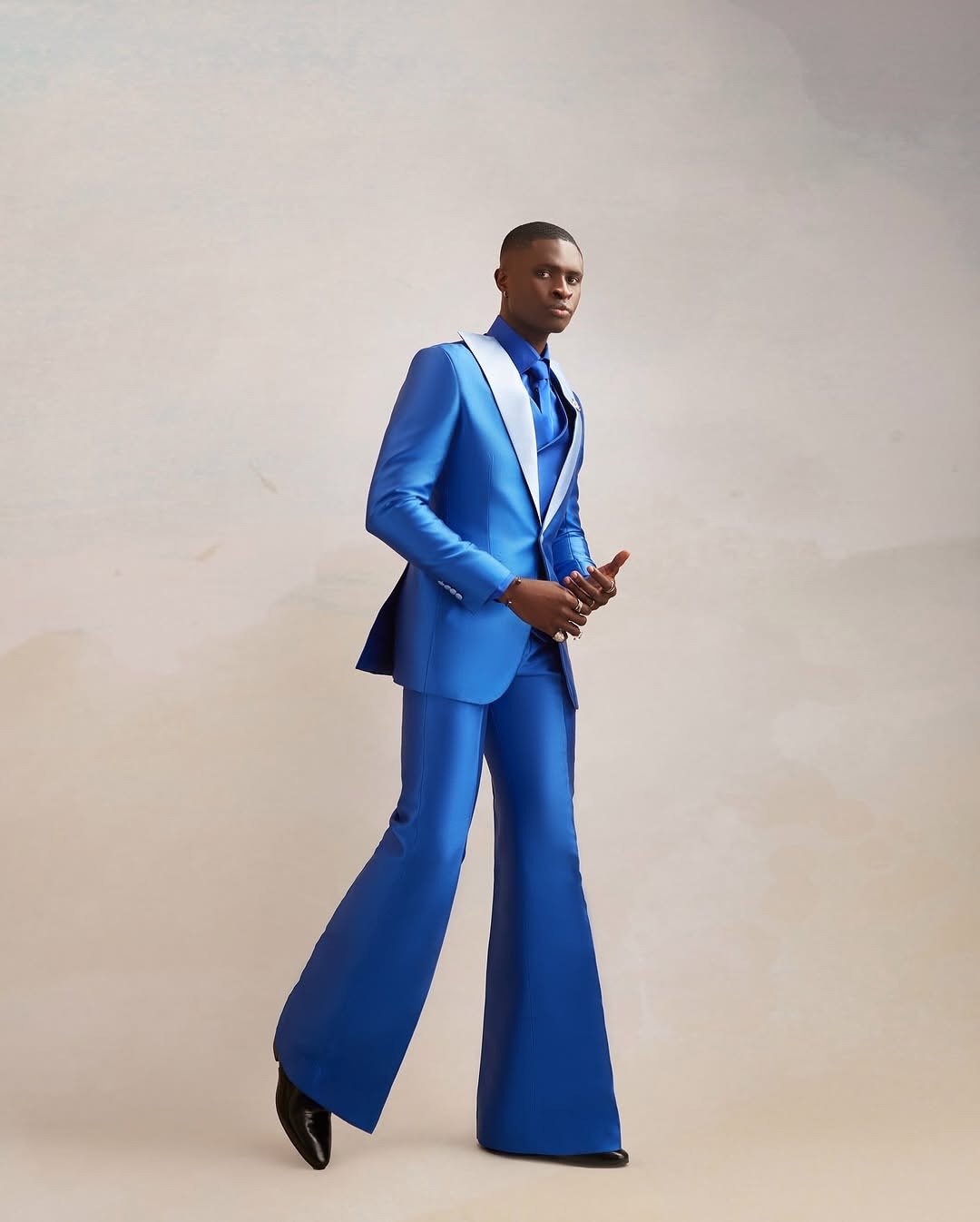 Setelan Jas Pria Satin 3 Pcs B - Men Formal Wear Modern ulasan dan harga