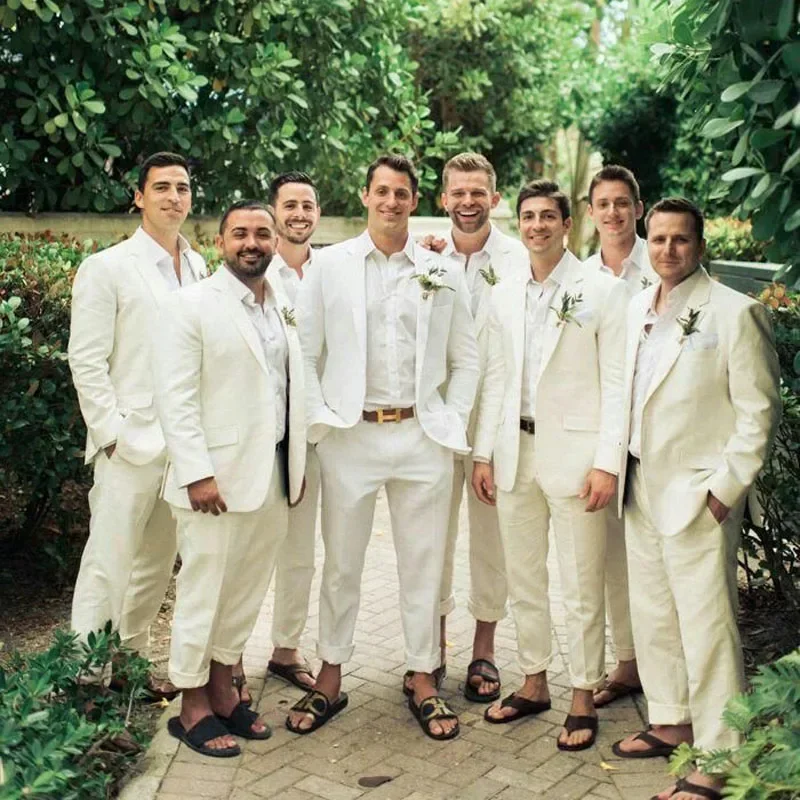 Linen tuksedo pernikahan pria, - Men Formal Wear Modern ulasan dan harga