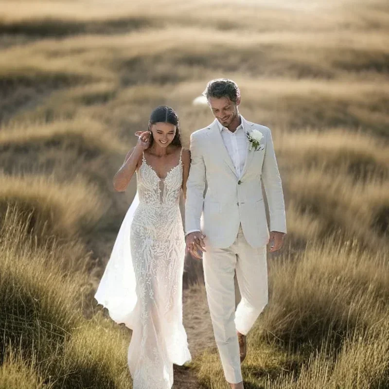 Linen tuksedo pernikahan pria, - Men Formal Wear Modern ulasan dan harga