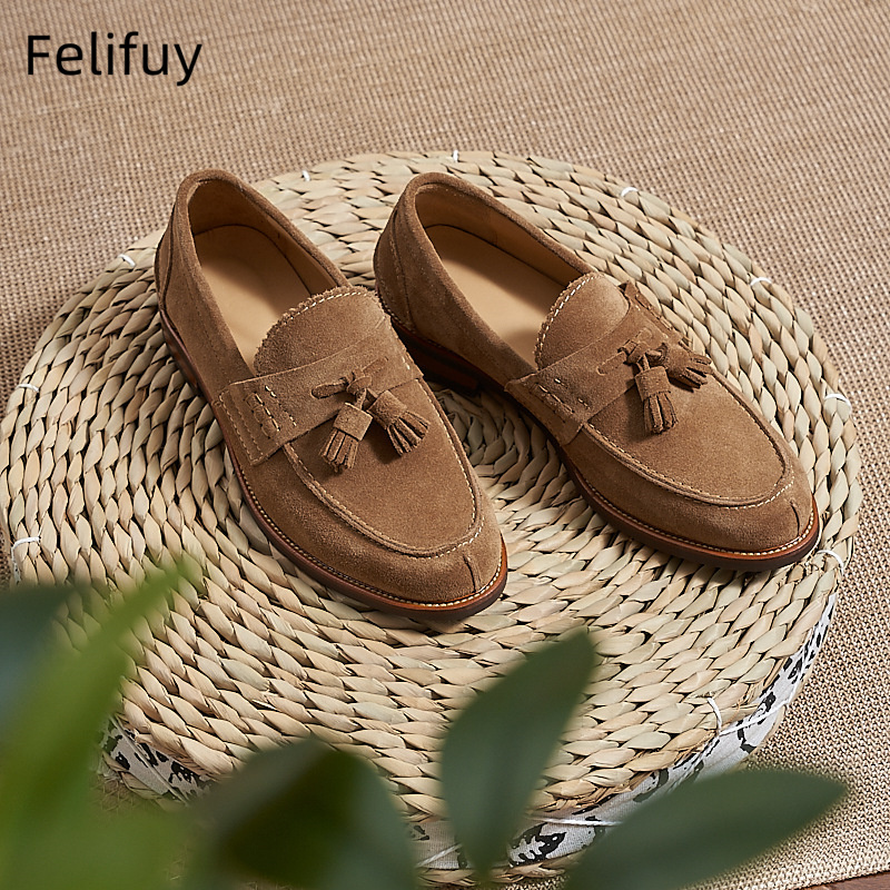 Sepatu Loafer Pria Cokelat Bar - Men Formal Wear Shoes ulasan dan harga