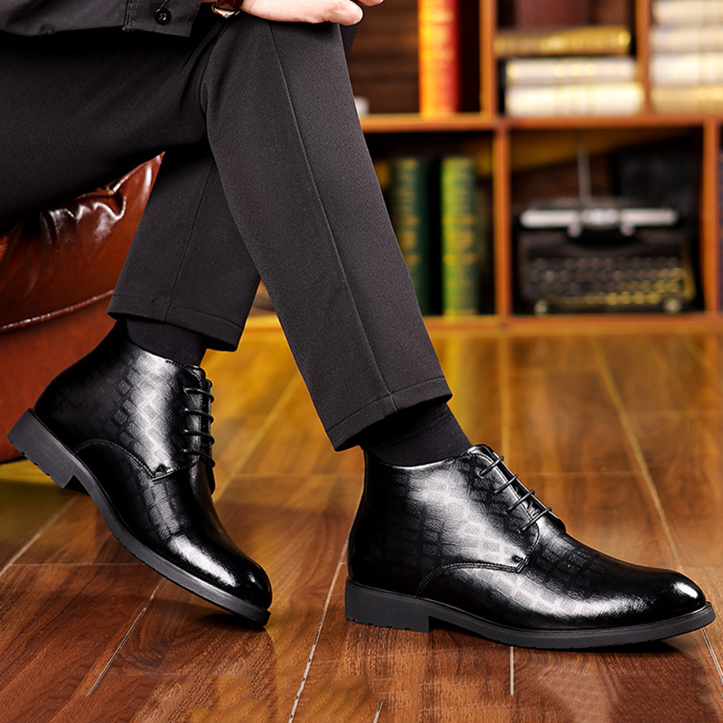 Sepatu bot kulit pria, sepatu  - Men Formal Wear 2025 ulasan dan harga