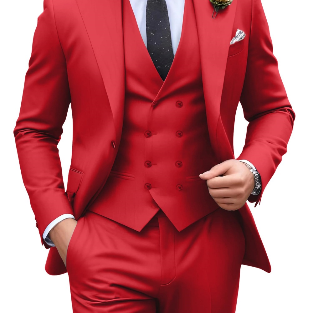 3 Stel Jas Pria Warna Solid Un - Men Formal Wear Jacket ulasan dan harga