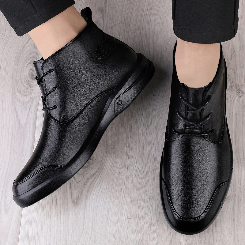 Sepatu Boots Pria Kulit Asli B - Men Formal Wear Shoes ulasan dan harga