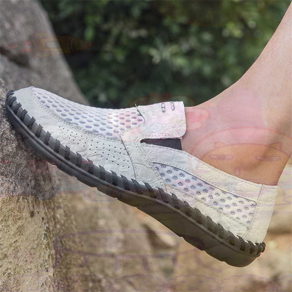 Sepatu Lucu Warna Campuran Tan - Formal Men Daily Wear Slippers ulasan dan harga
