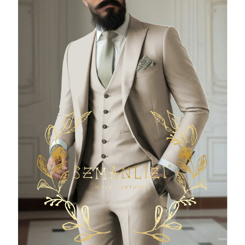 Setelan pakaian pernikahan 3 p - Men Formal Wear Jacket ulasan dan harga