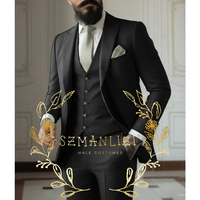 Setelan pakaian pernikahan 3 p - Men Formal Wear Jacket ulasan dan harga