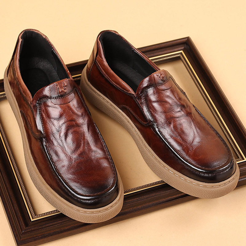 Sepatu Pria Kulit Asli Baru 20 - Men Formal Wear 2025 ulasan dan harga