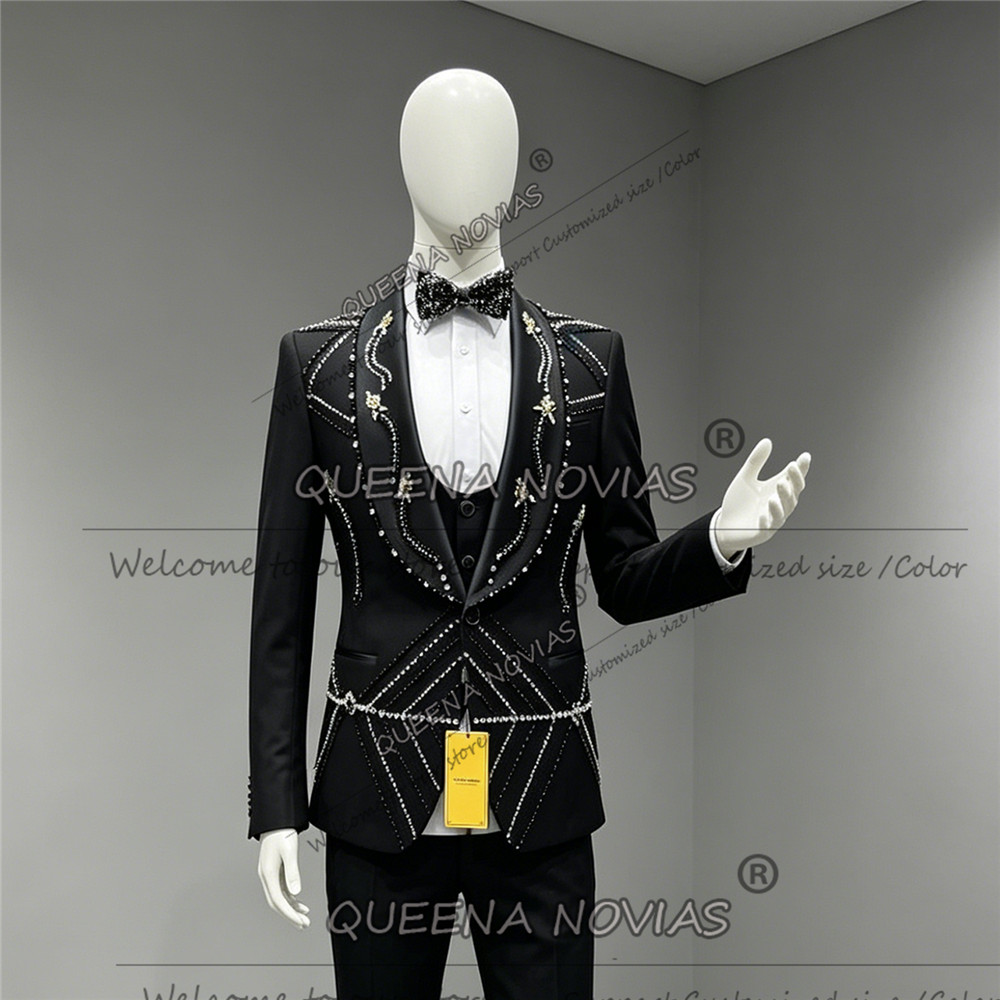 Setelan Jas Pria Desain Unik S - Unique Men'S Formal Wear ulasan dan harga