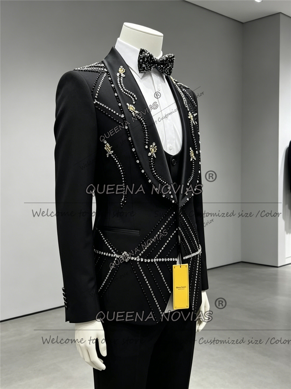 Setelan Jas Pria Desain Unik S - Unique Men'S Formal Wear ulasan dan harga